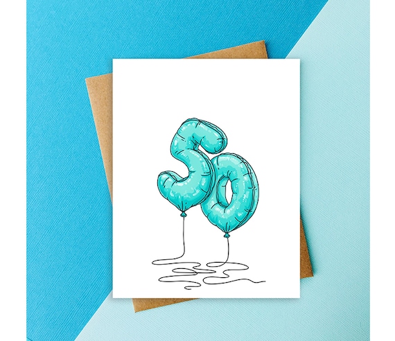 50th Birthday Balloons