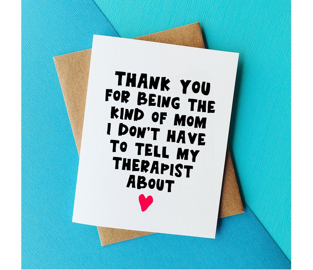 Funny Mothers Day Card From Daughter, Son - Funny Mother Gift Happy ...