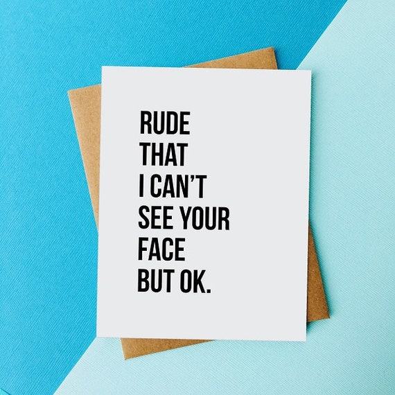 Funny Miss You Card Miss You Gift Best Friend Social - Etsy Funny Miss You Card Miss You Gift Best Friend Social - Etsy