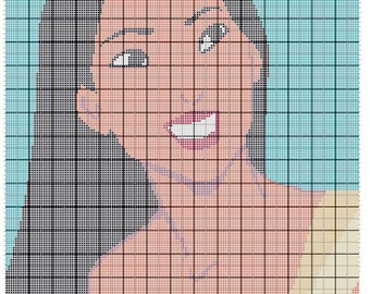 Pocahontas - GRAPH & WRITTEN Pattern - Full Size