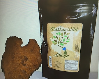 Alaskan Wild Chaga Tea (course ground)