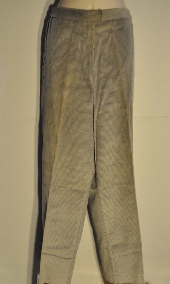 womens grey corduroy pants