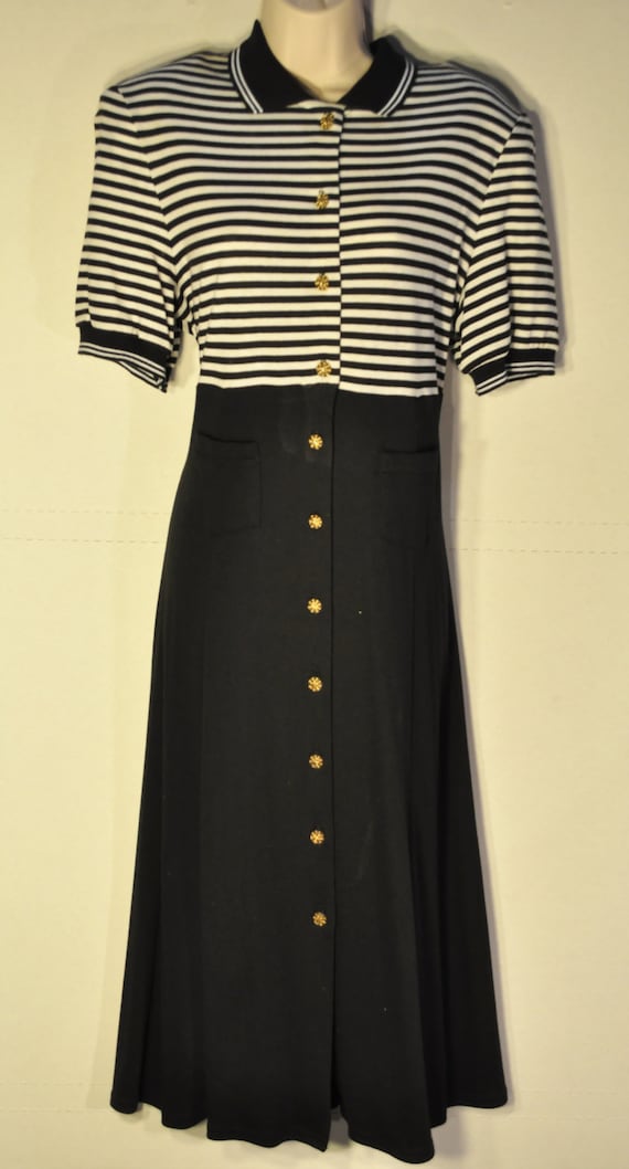 Womens Vintage Button Down Dress