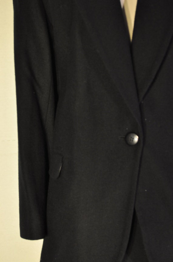 Women's Vintage Black Suit - image 3