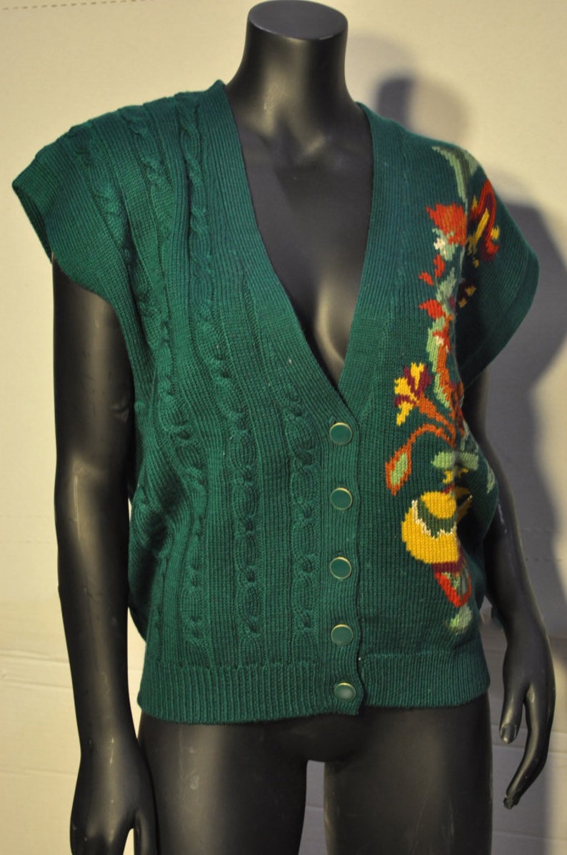Women/'s Vintage sweater Vest