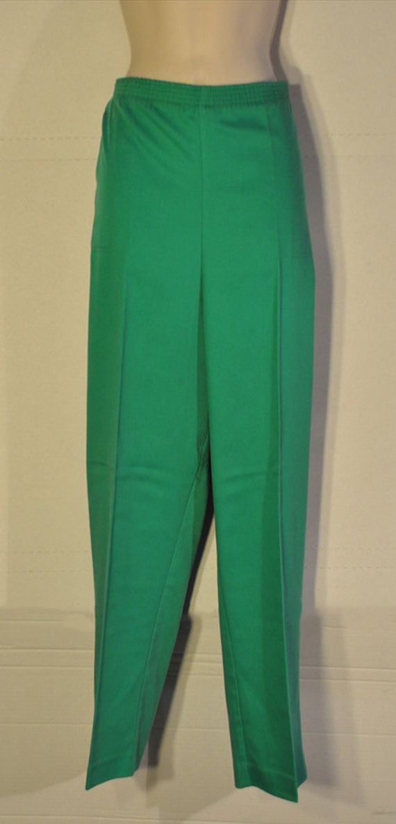 Women's Vintage Green Slacks - image 1