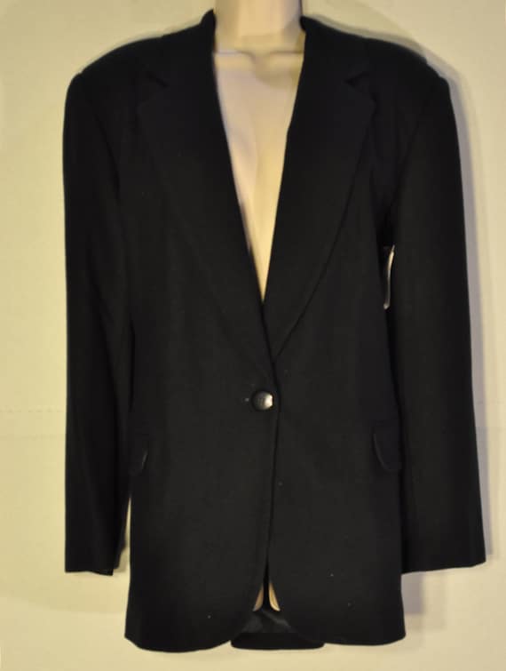 Women's Vintage Black Suit - image 2