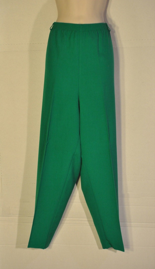 Women's Vintage Green Slacks - Etsy