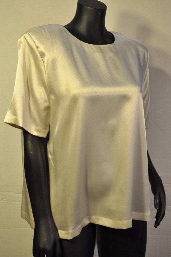 Womens Vintage Polyester Blouse