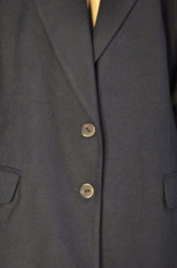 Womens Vintage Navy Suit - image 3