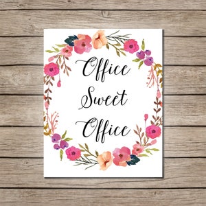 Office Sweet Office Print Office Printable Office Prints - Etsy