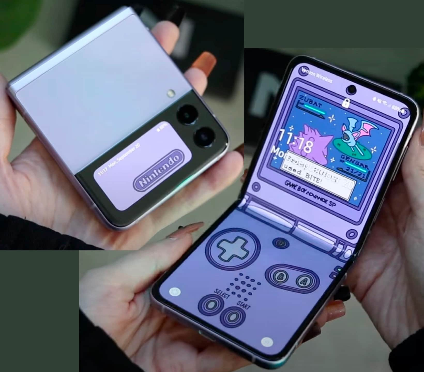 all my Galaxy ZFlip3 accessories animated wallpaper  gameboy wallpaper  with download links  YouTube