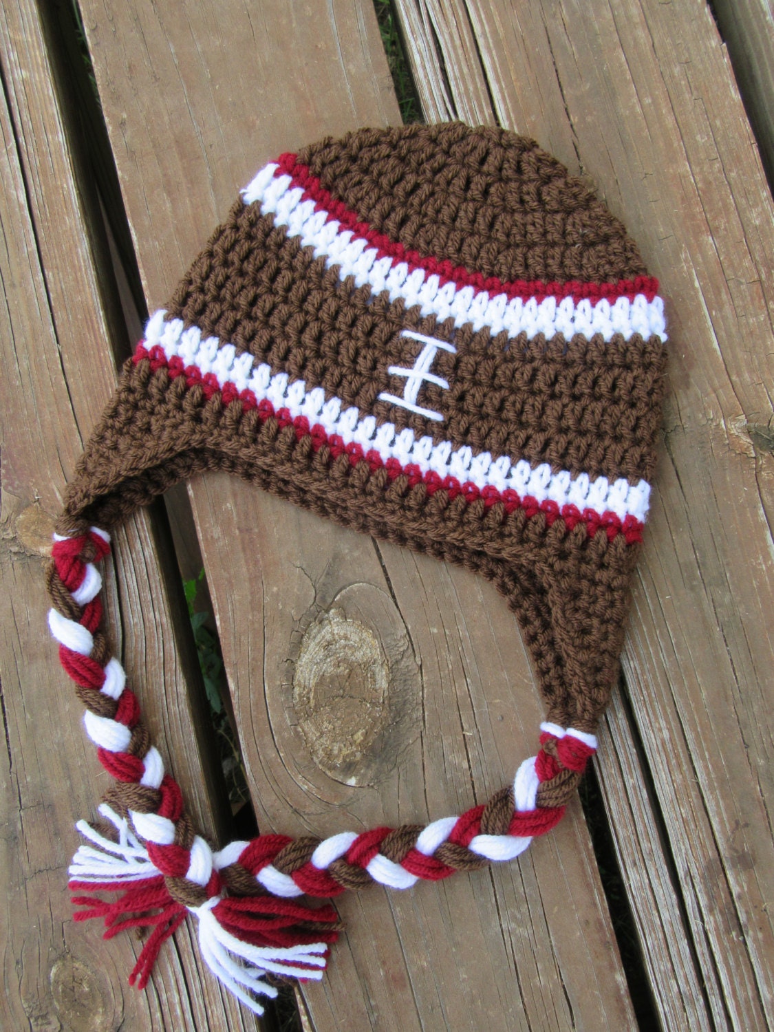 Baby Football Hat Toddler Football Hat Football Beanie Newborn Etsy