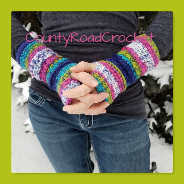 Women's Fingerless Gloves Fingerless Mittens Knit gloves Crochet Gloves Adult Gloves Wrist Warmers Hand Warmers Arm Warmers Texting Gloves