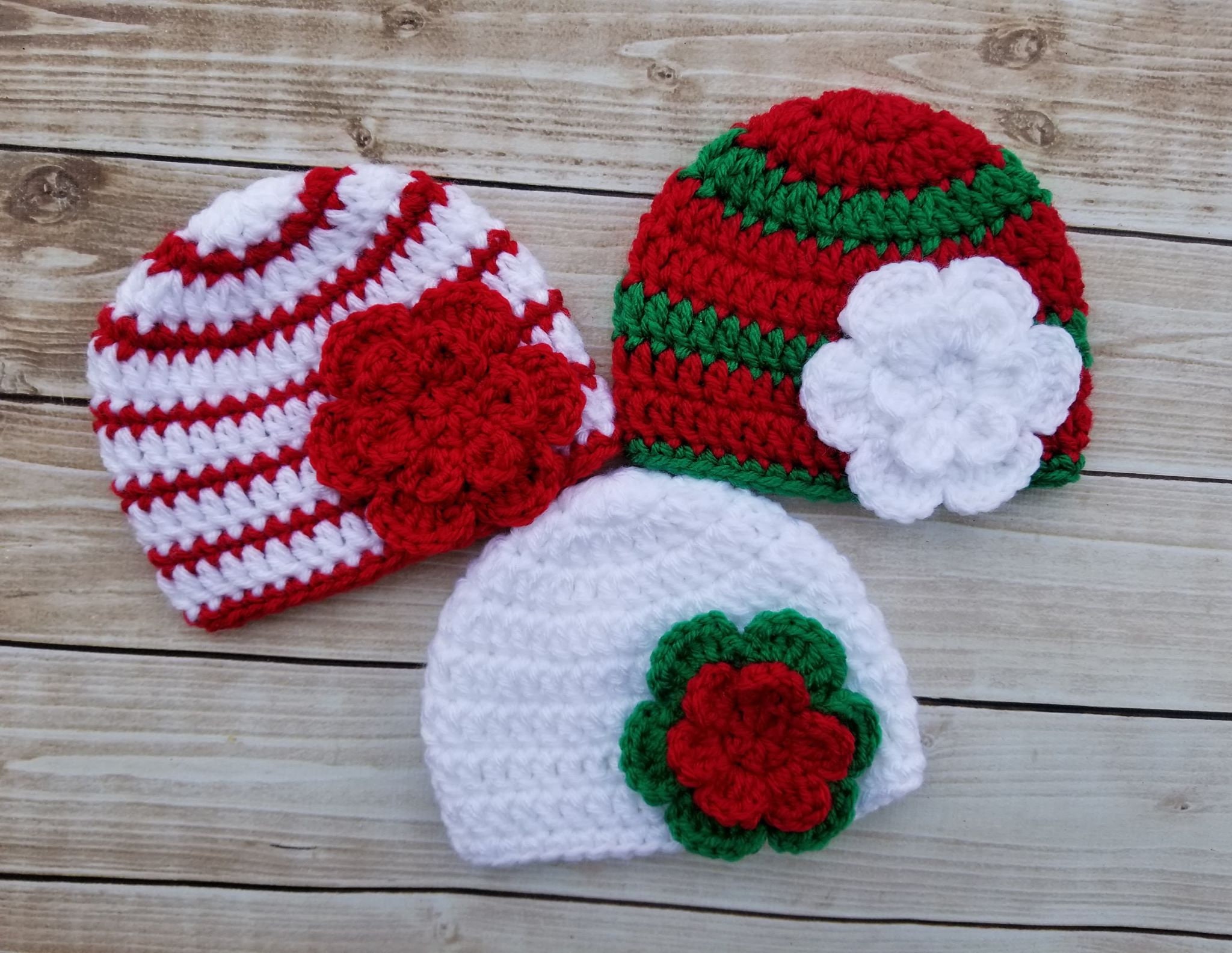 Women\'s Beautiful Style Crochet Red Flower Brim Knit Winter Warm Hat Cap maxresdefault.jpg main image 3