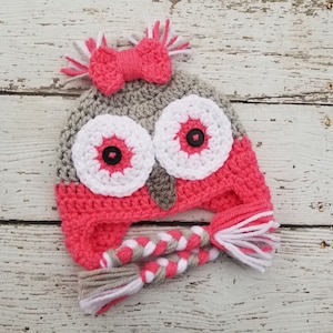Crochet Owl Hat Baby Owl Hat Toddler Owl Hat Kid Owl Hat Child Hat Girl Winter Hats Animal Hats Baby Gift Owl Nursery Baby Halloween Costume