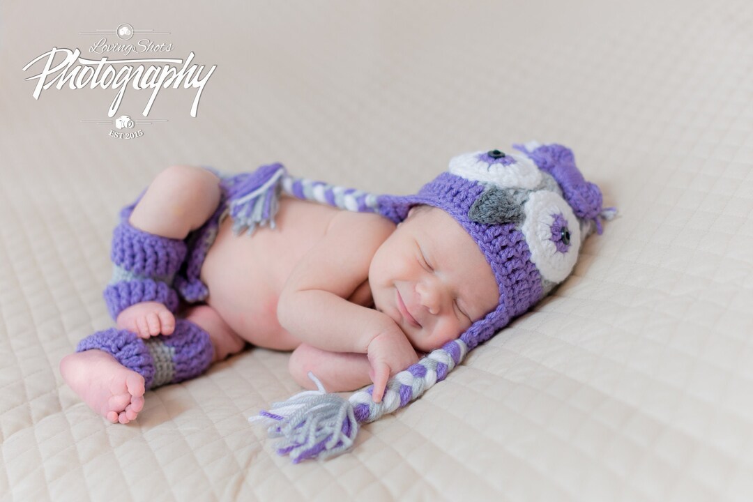 Baby Owl Outfit Newborn Owl Hat Owl Photo Props Baby Girl Picture ...