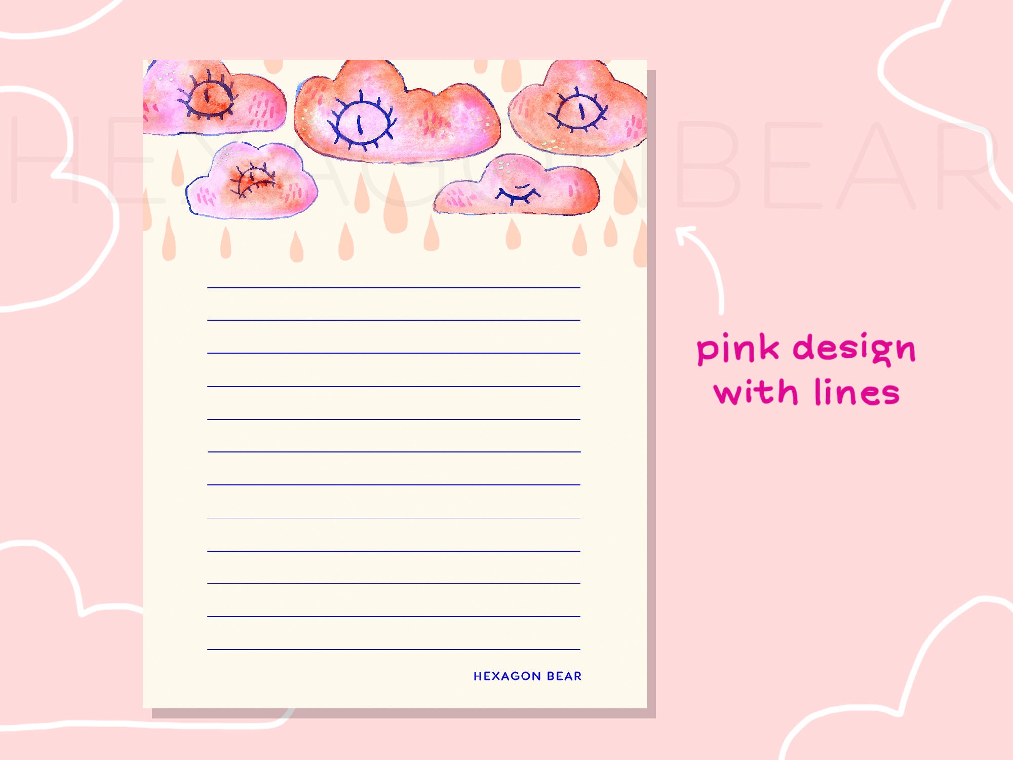 Set of 4 Printable Memo Sheets Digital Download Journal | Etsy