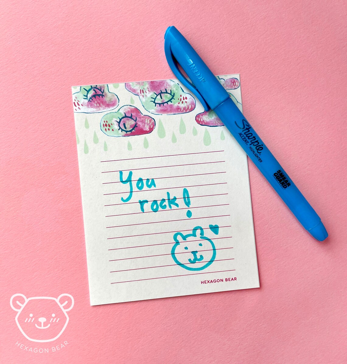 Set of 4 Printable Memo Sheets Digital Download Journal | Etsy