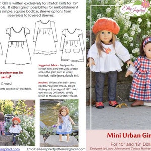 Urban Girl by Ellie Inspired (Doll 15&quot; & 18&quot;)