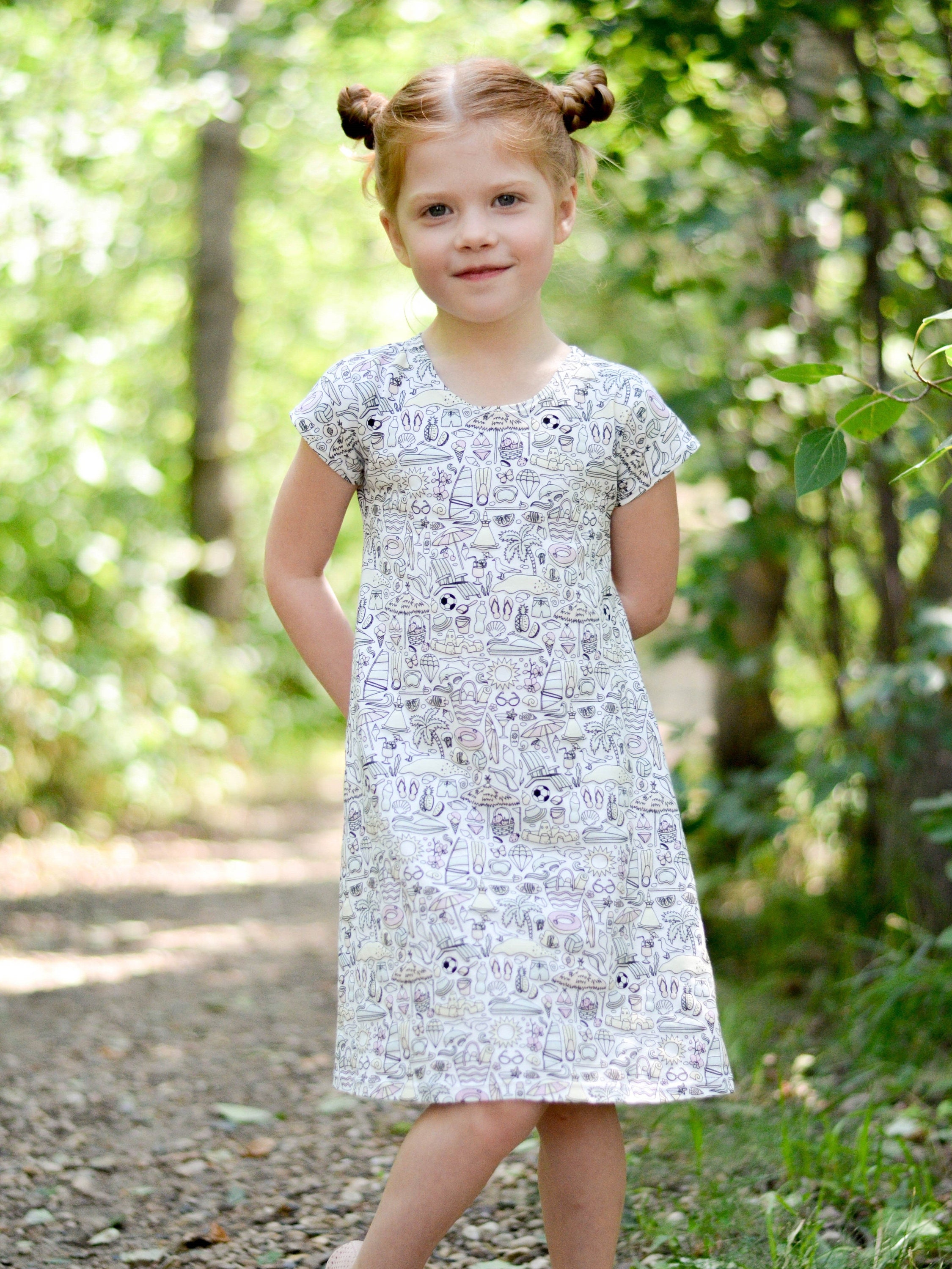 Clementine Dress (Kids 9m - 20, Doll 15"-18")