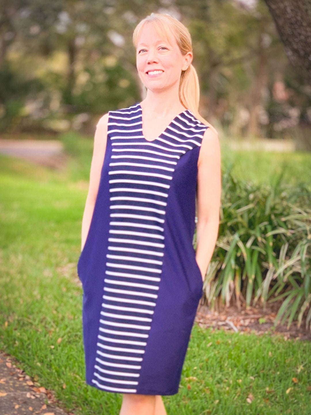 Womens' Princess Seam Knit Dress Sewing Pattern (PDF Digital) - Etsy