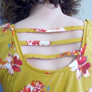 Women&#39;s Tamara Dolman Top and Dress Sewing PDF Digital Pattern Sizes Women 00 - 20 Strappy Unique Details Versatile Classic
