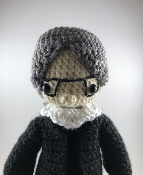 ruth bader ginsburg crochet doll