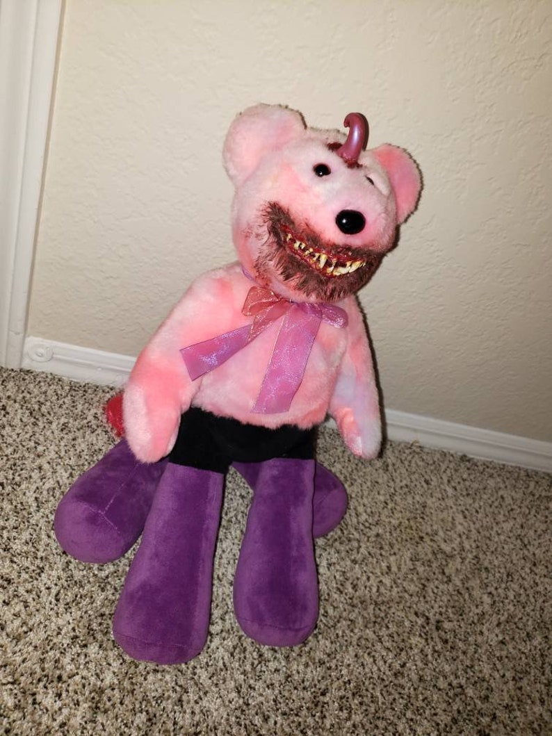 undead teddy bear peek a boo