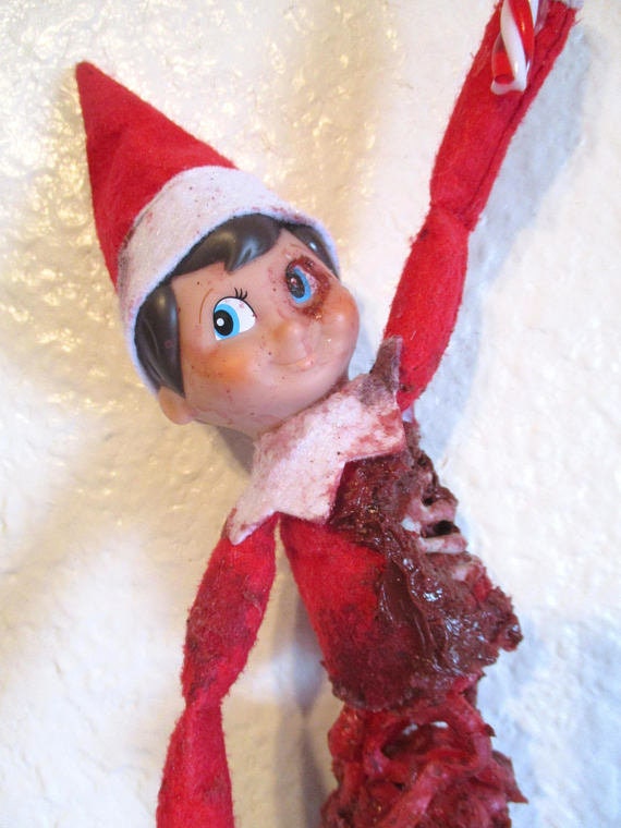 creepy elf doll