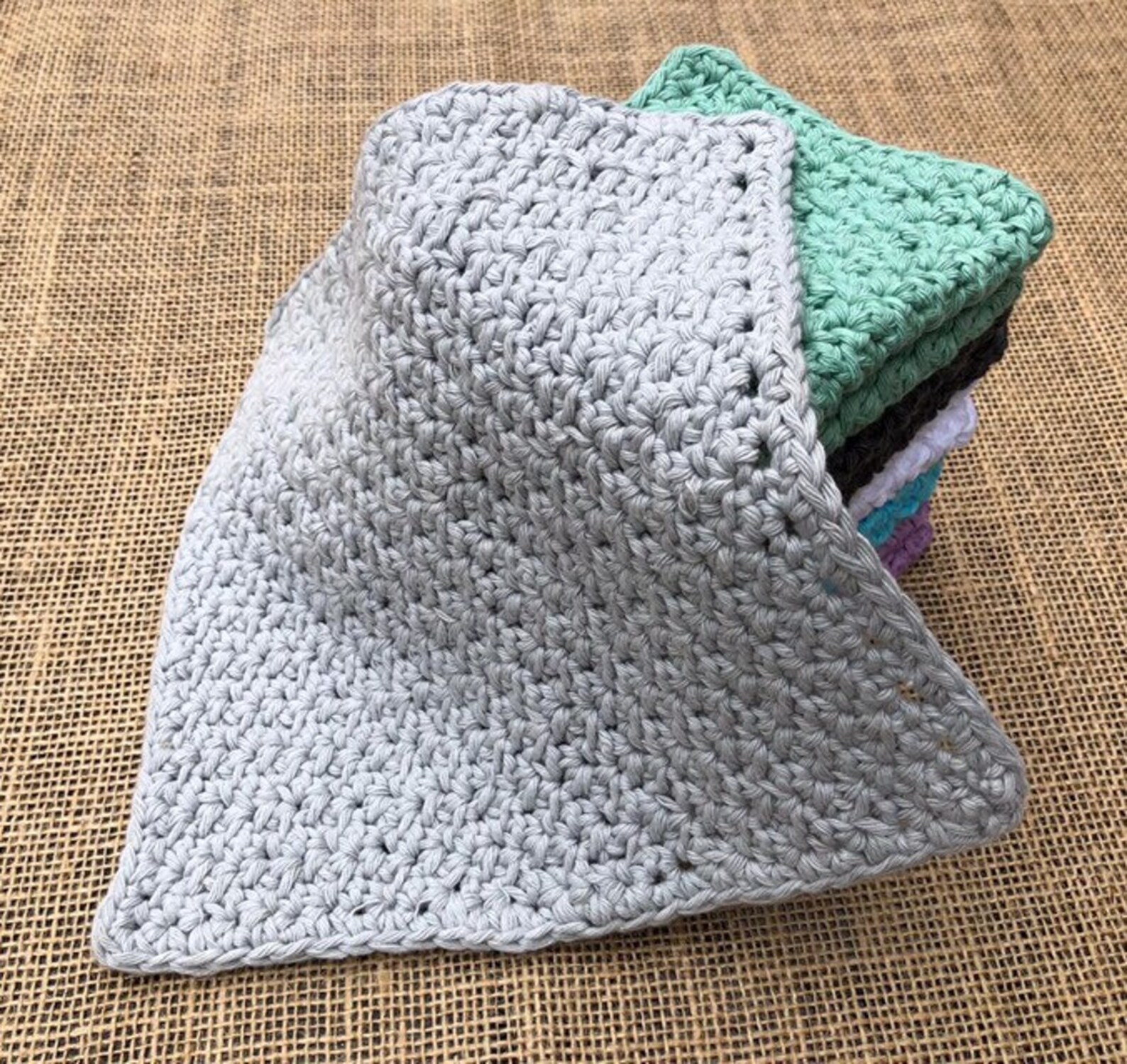 Ecofriendly Sustainable Wash Cloth Flannel Dish Cloth Etsy