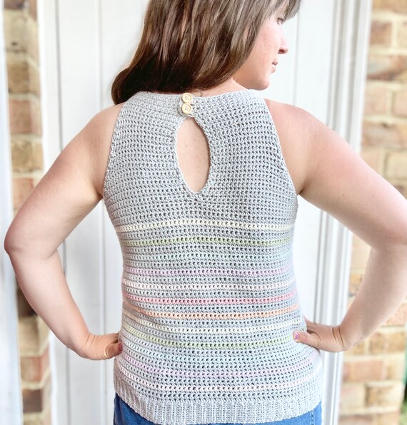 Halter Neck Crochet Pattern Summer Top Hope Halter Handmade Etsy