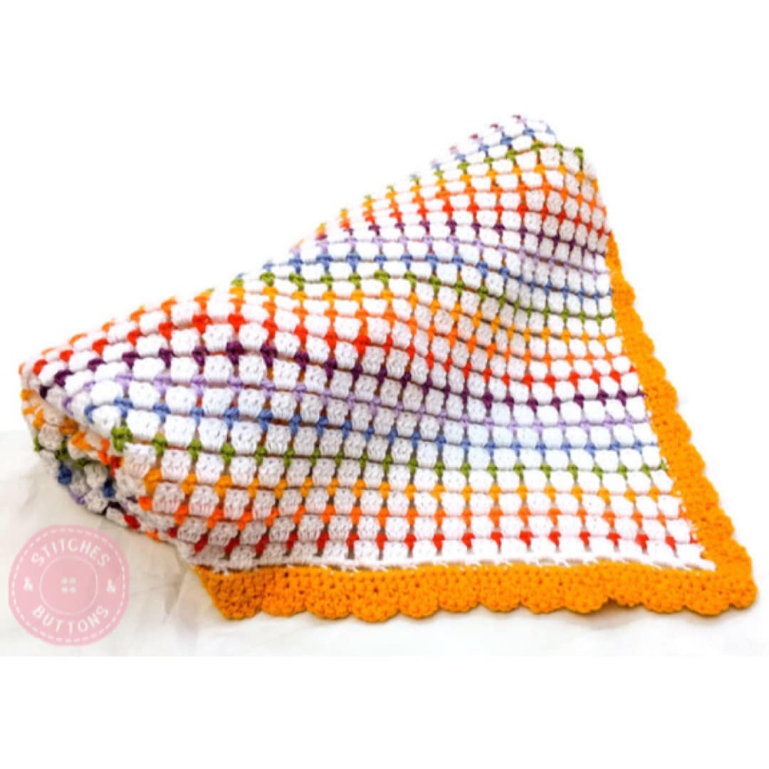 Rainbow Baby Blanket Newborn Baby Blanket Etsy