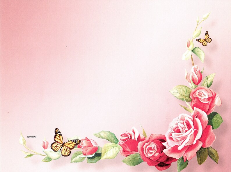 If Roses Grow in Heaven, in Memory of a Sister, 81/2x11 Unframed Etsy