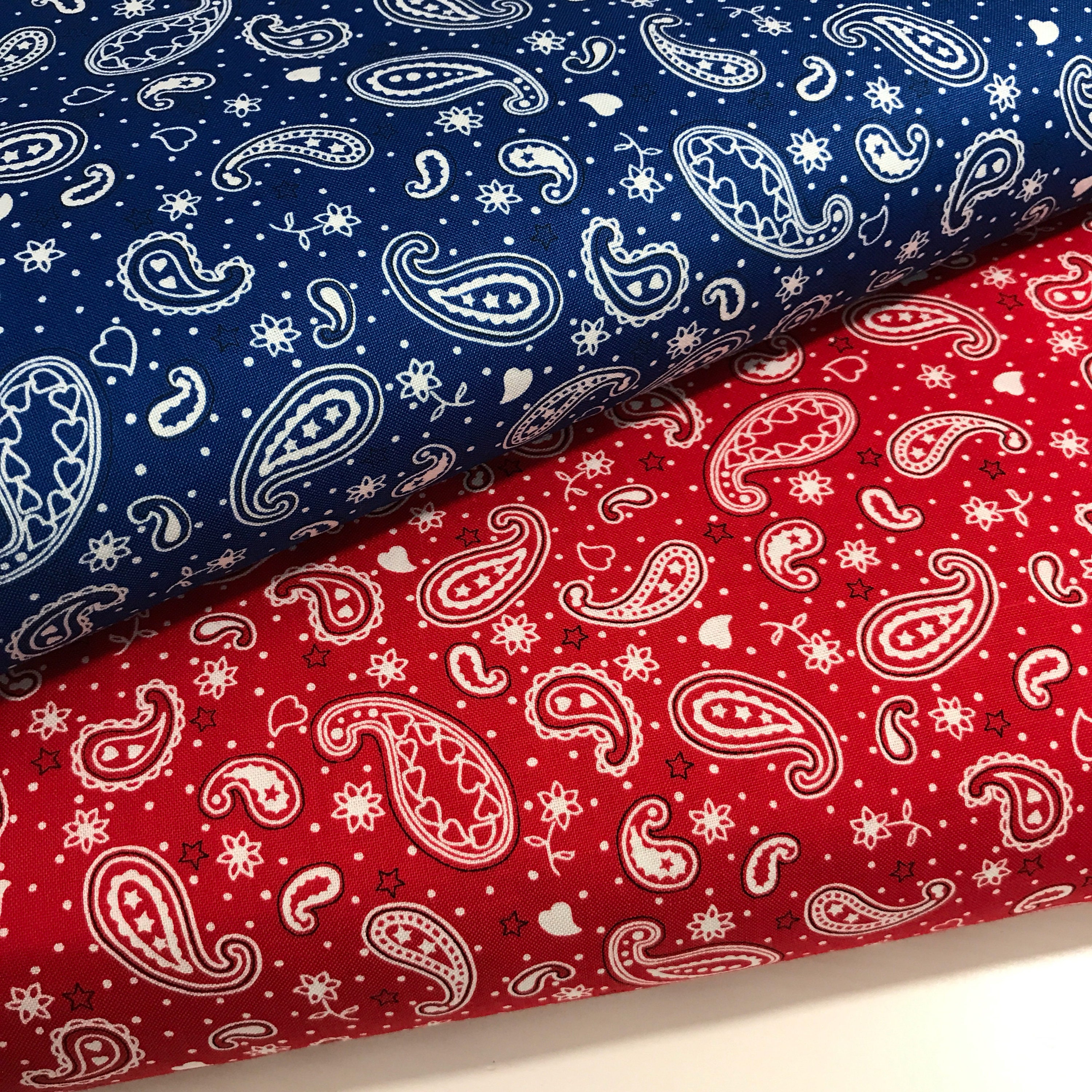 Bundle of 2 Bandana Fabrics from the Sweet Land of Liberty Collection
