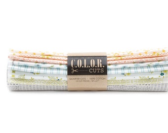 Sugar on Top Natural Fat Quarter Bundle - Color Cuts - Moda Fabrics - Natural Fabric Bundle - CCAB3 - 12 Fat Quarters