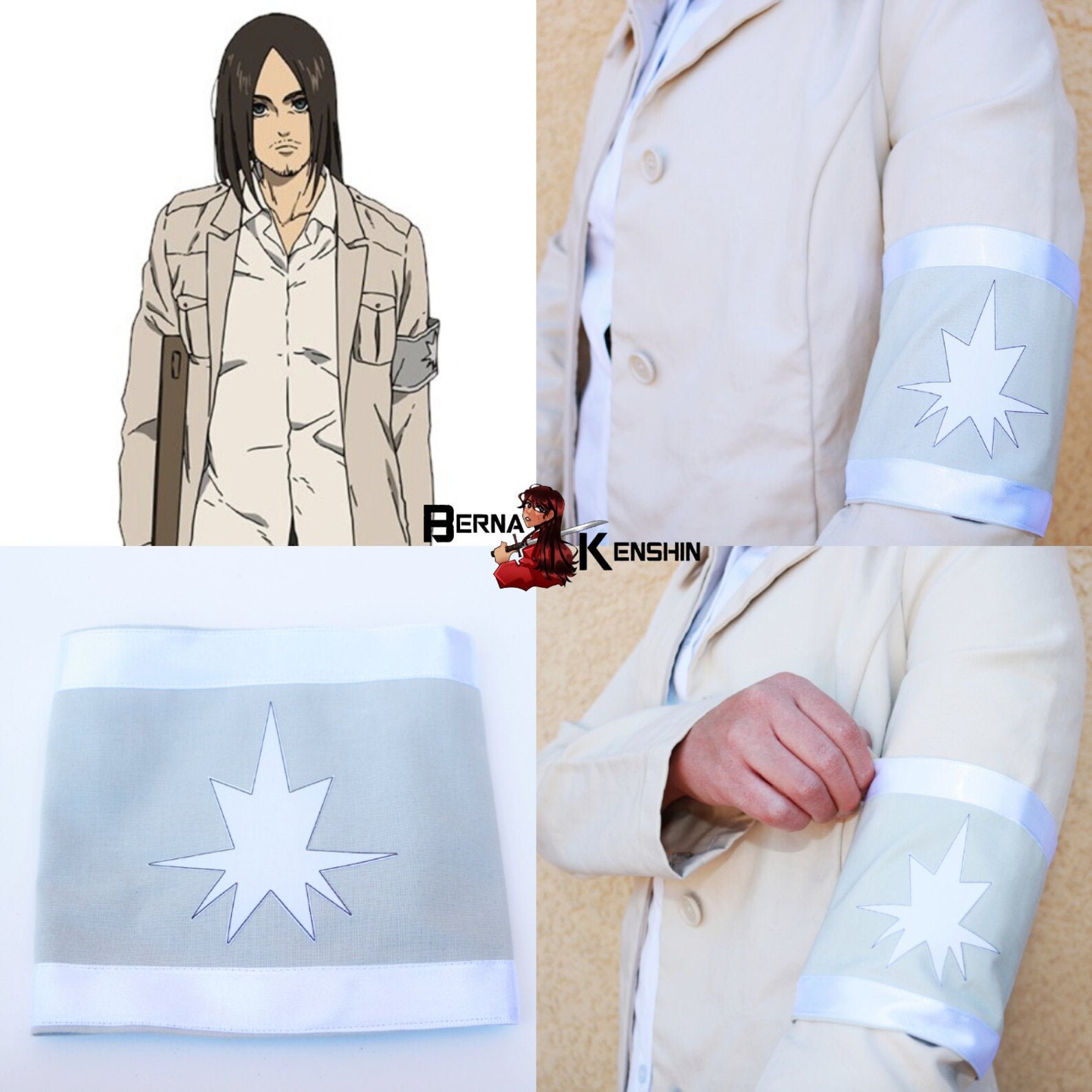 Attack on Titan Cosplay Armband Eren Yeager Etsy