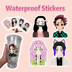 Demon Anime Slayer kawaii Stickers