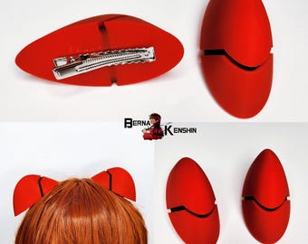Asuka cosplay hair clips