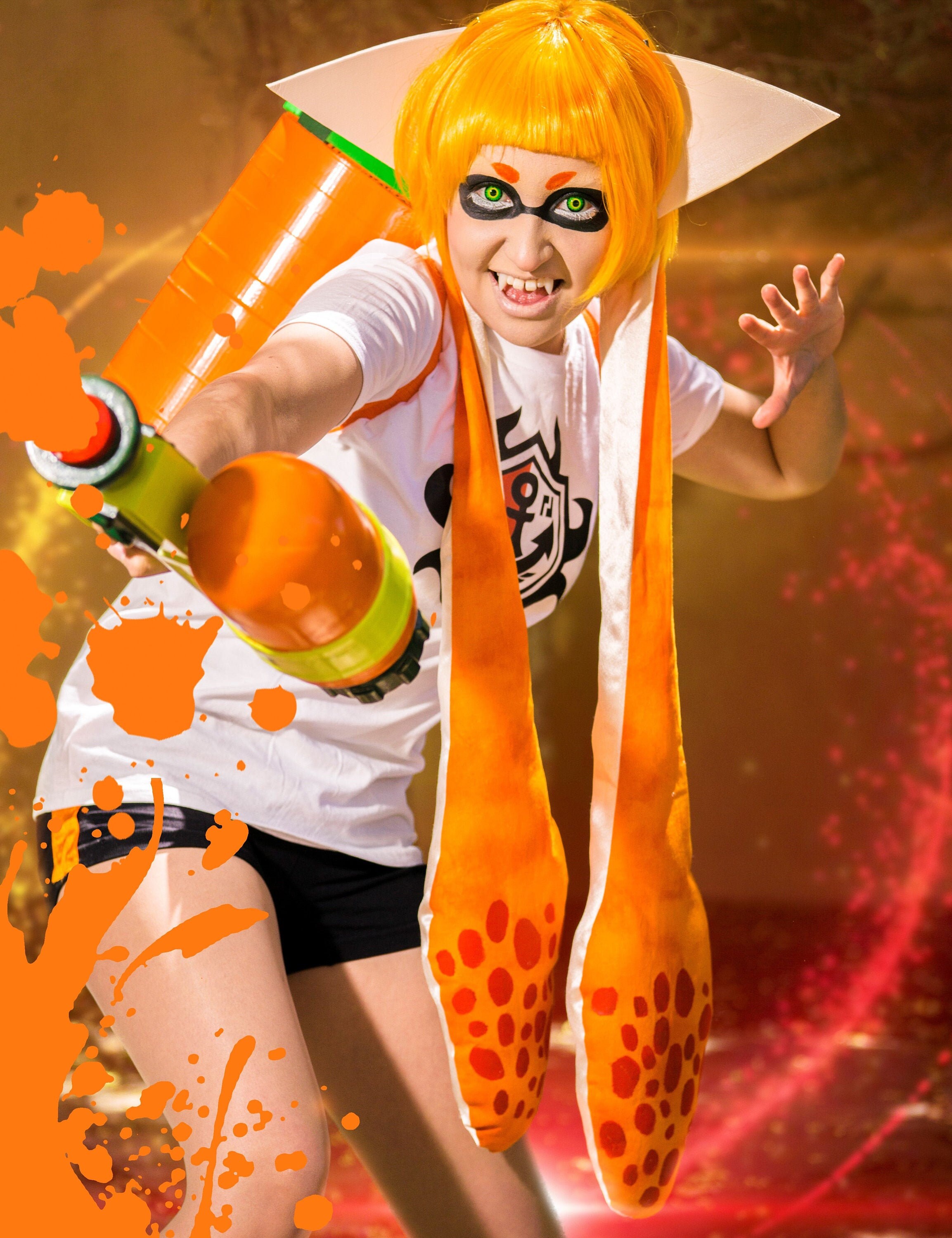 Splatoon Inkling 8x10 Cosplay Print Etsy