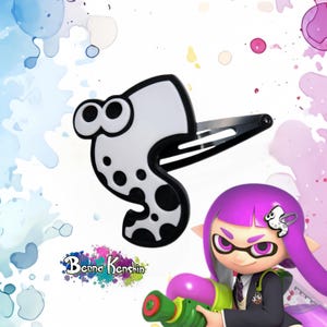 Splatoon hair clip