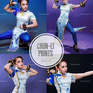 Cosplay Chun Li prints