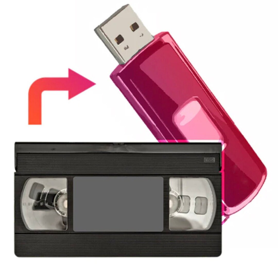Video Tape Transfer VHS to USB Preserve Digitalize Your Etsy