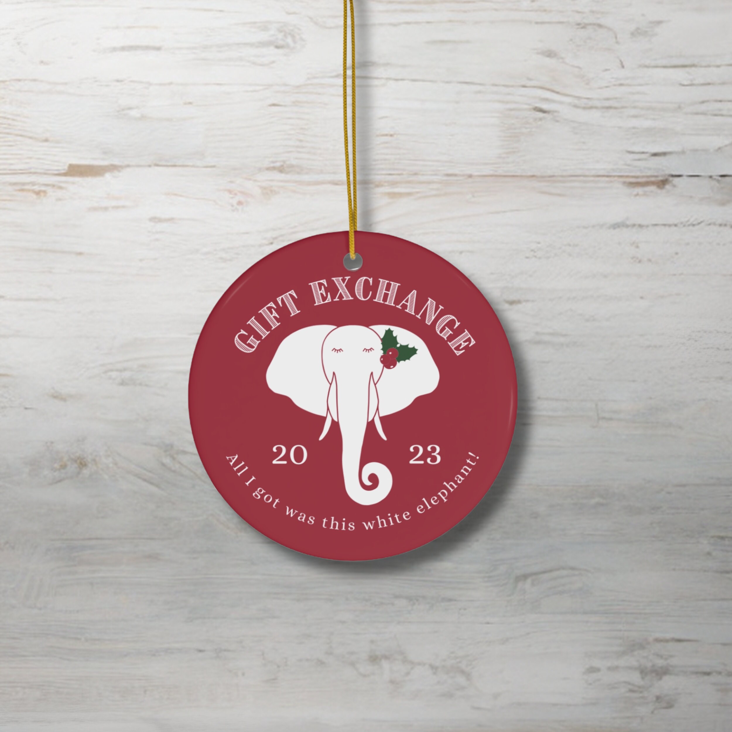 White Elephant Gift Coworkers
 Good Useful & Funny White Elephant Gifts Exchange Ornament White