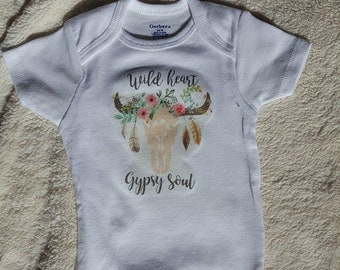 Marsherun Babys Boys Girls Hippie Heart Gypsy Soul Long-Sleeve Bodysuits Playsuit Marsherun Babys Boys Girls Hippie Heart Gypsy Soul Long-Sleeve Bodysuits Playsuit