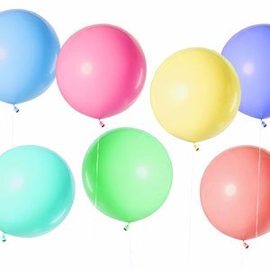 MIT Großer bunter Ballon Digital Overlays