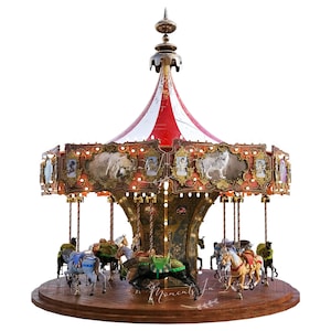 MIT Carousel with Horses Digital Overlay