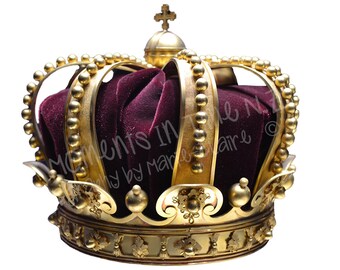 MIT King Queen Royal Crown Digital Overlay