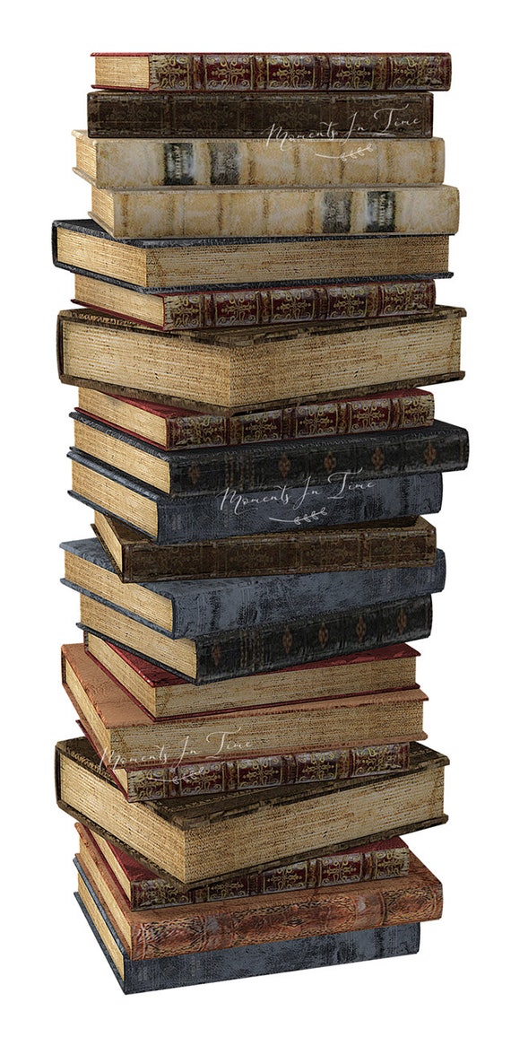 MIT Stack of Books Digital Overlay - Etsy