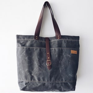 Shopping bag, bag, woman bag, waced Canvas bag, tote bag,